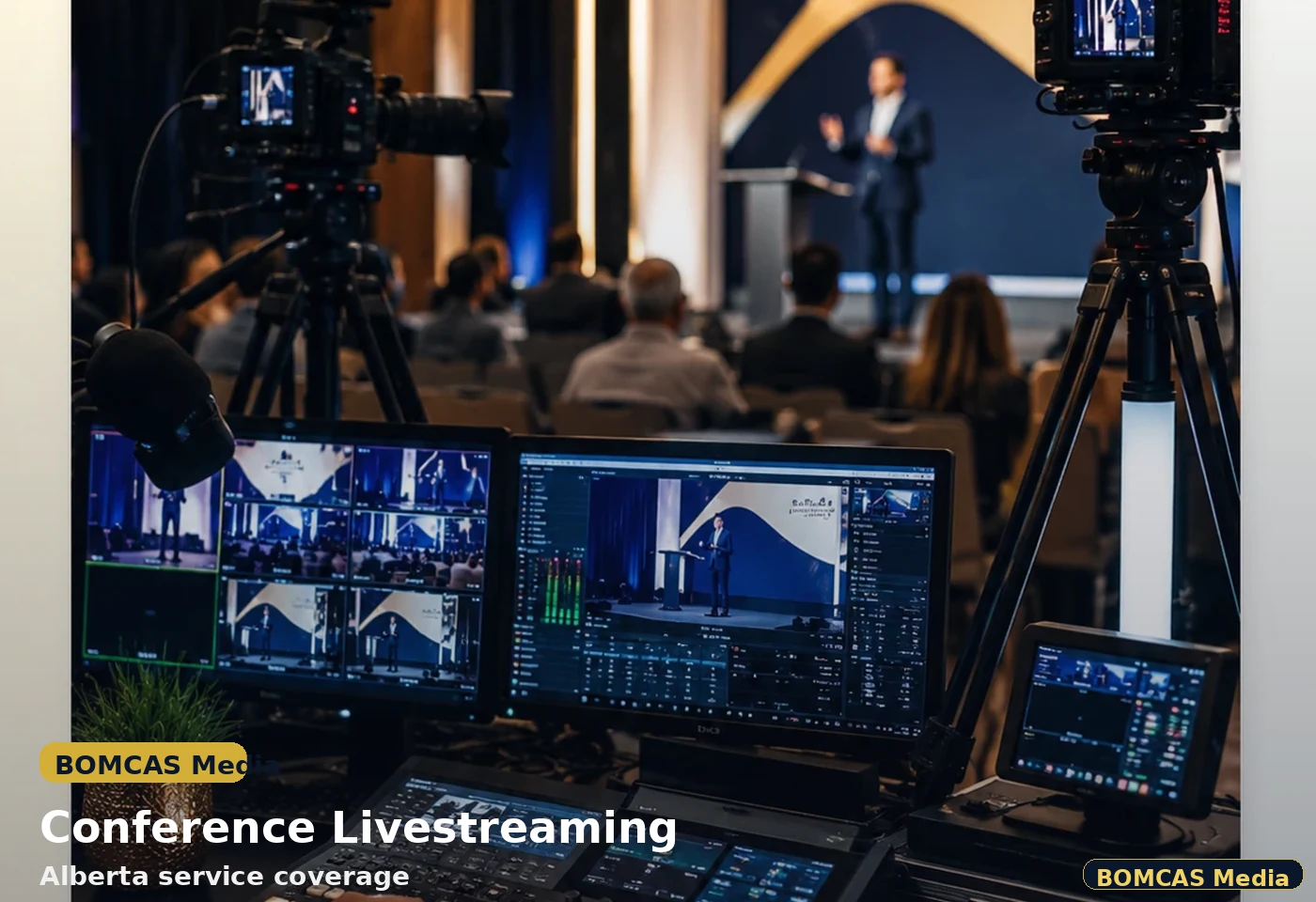 Conference Livestreaming in Home, AB by BOMCAS Media