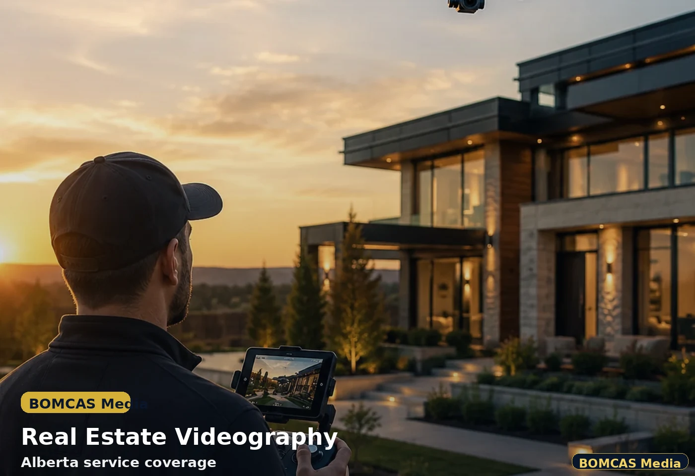 Real Estate Videography in Home, AB by BOMCAS Media