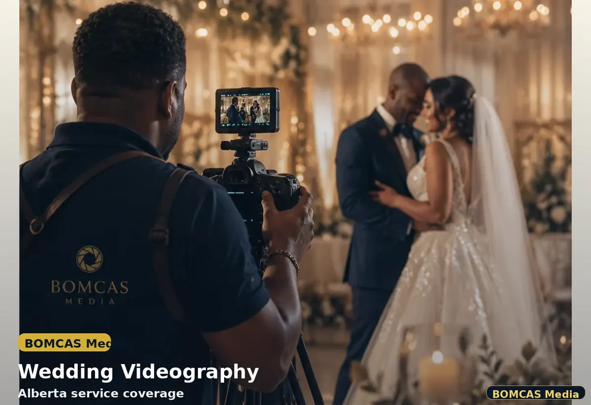 Wedding Videography by BOMCAS Media in Edmonton and Alberta